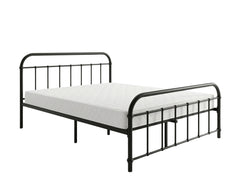 Darcy Metal Bed Frame Black & Bon15 Mattress - Queen