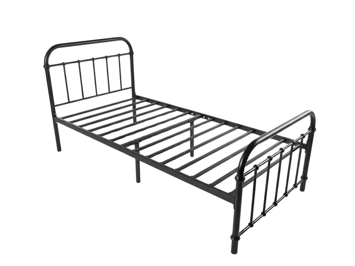 Darcy Metal Bed Frame Black - Single