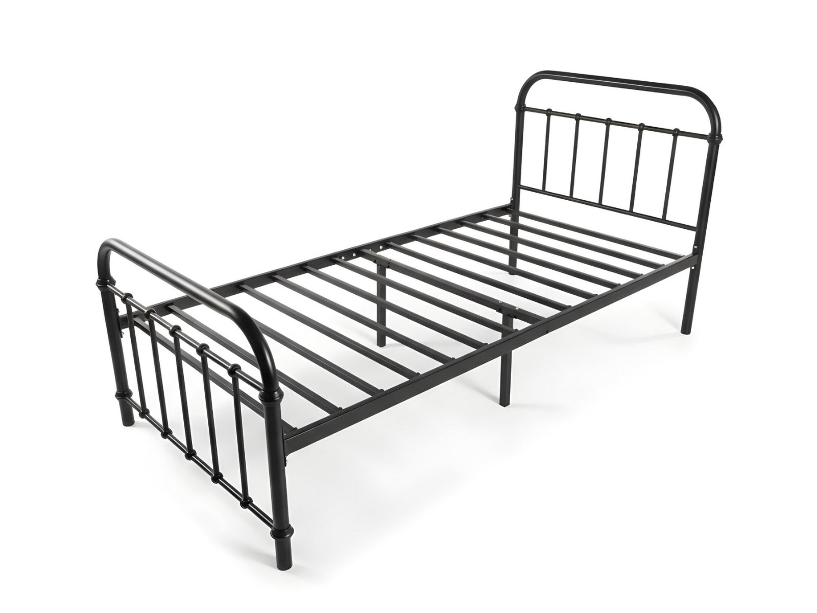 Darcy Metal Bed Frame Black - Single