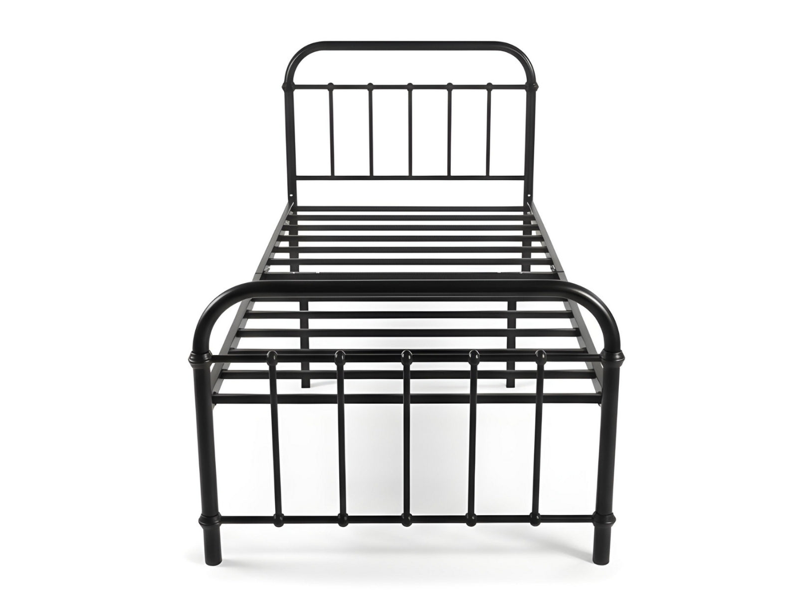 Darcy Metal Bed Frame Black & L30 Mattress - Single