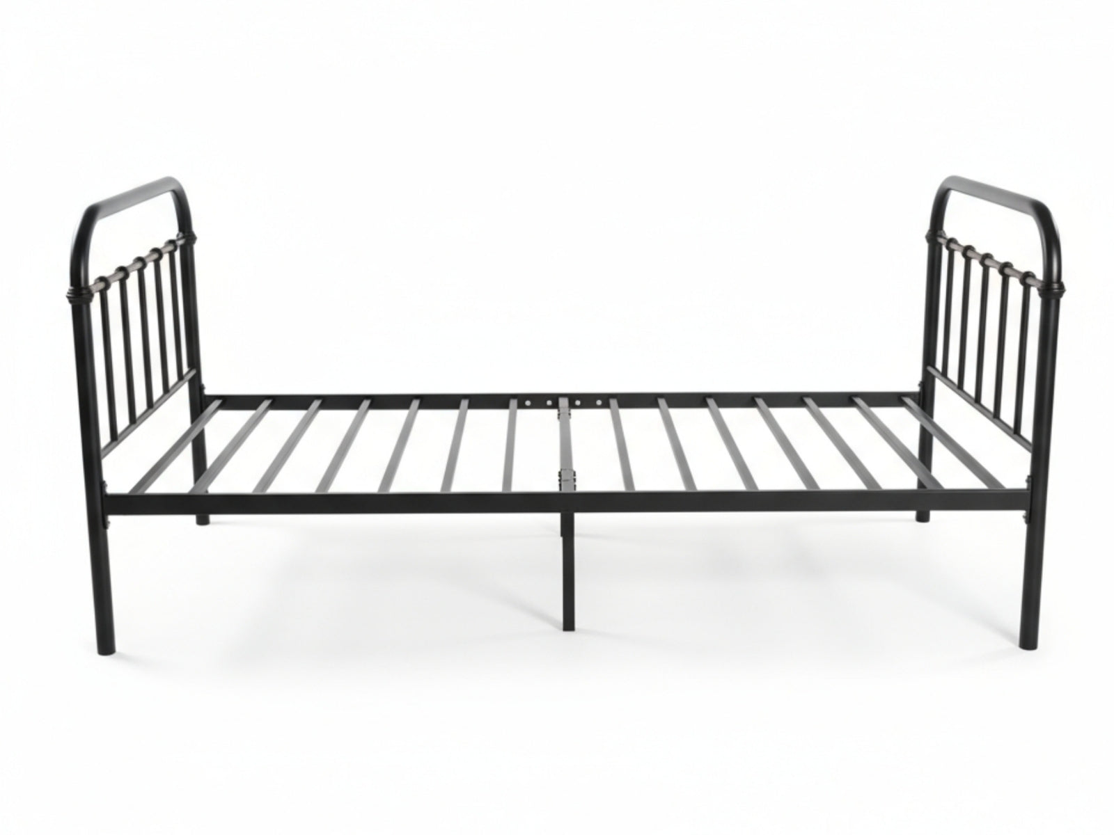 Darcy Metal Bed Frame Black & Bon10 Mattress - Single