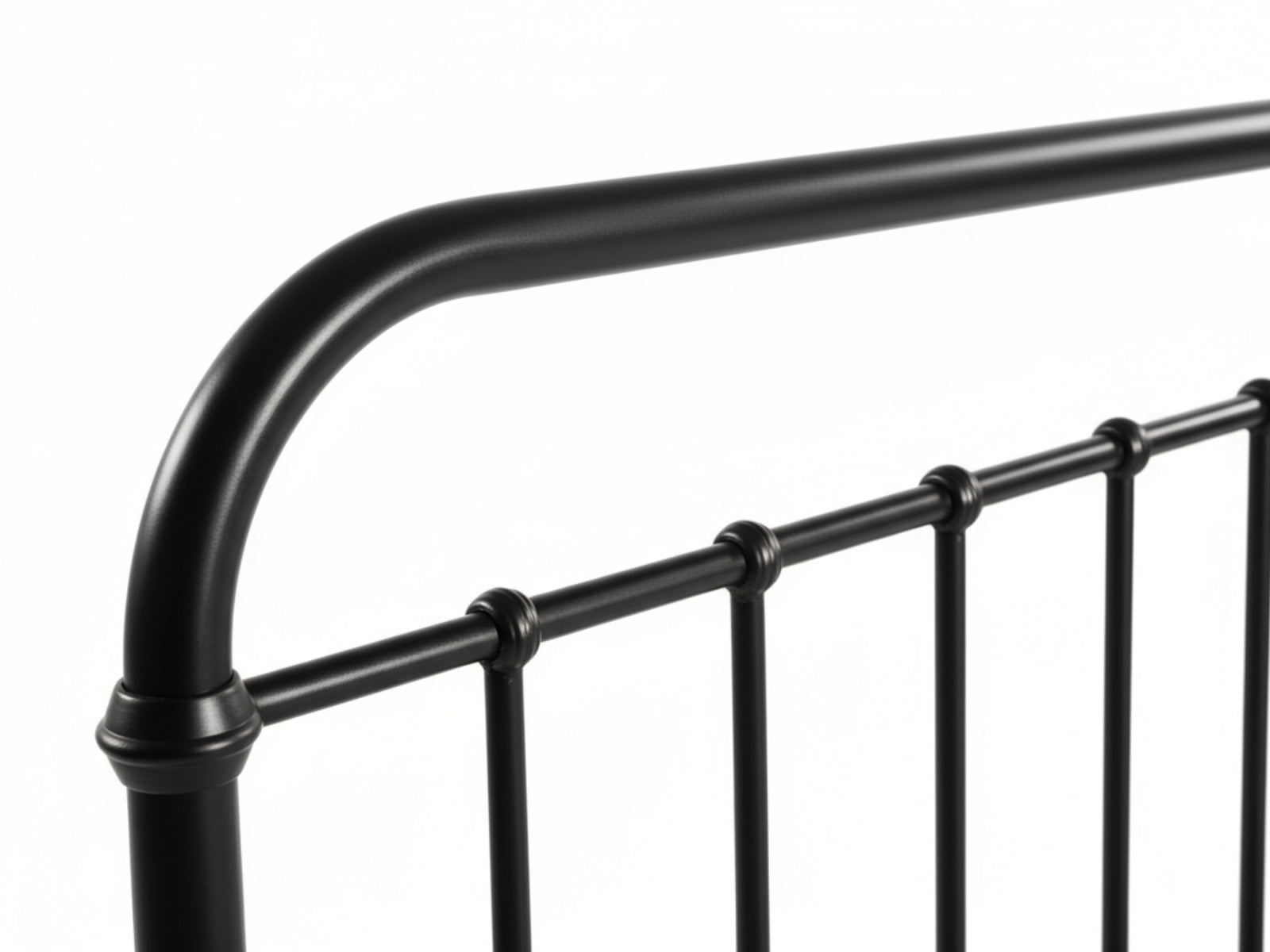 Darcy Metal Bed Frame Black & Bon10 Mattress - Single