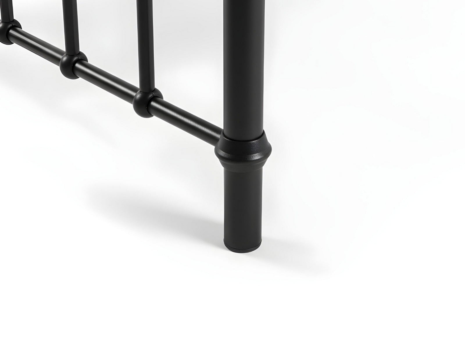 Darcy Metal Bed Frame Black & Bon10 Mattress - Single