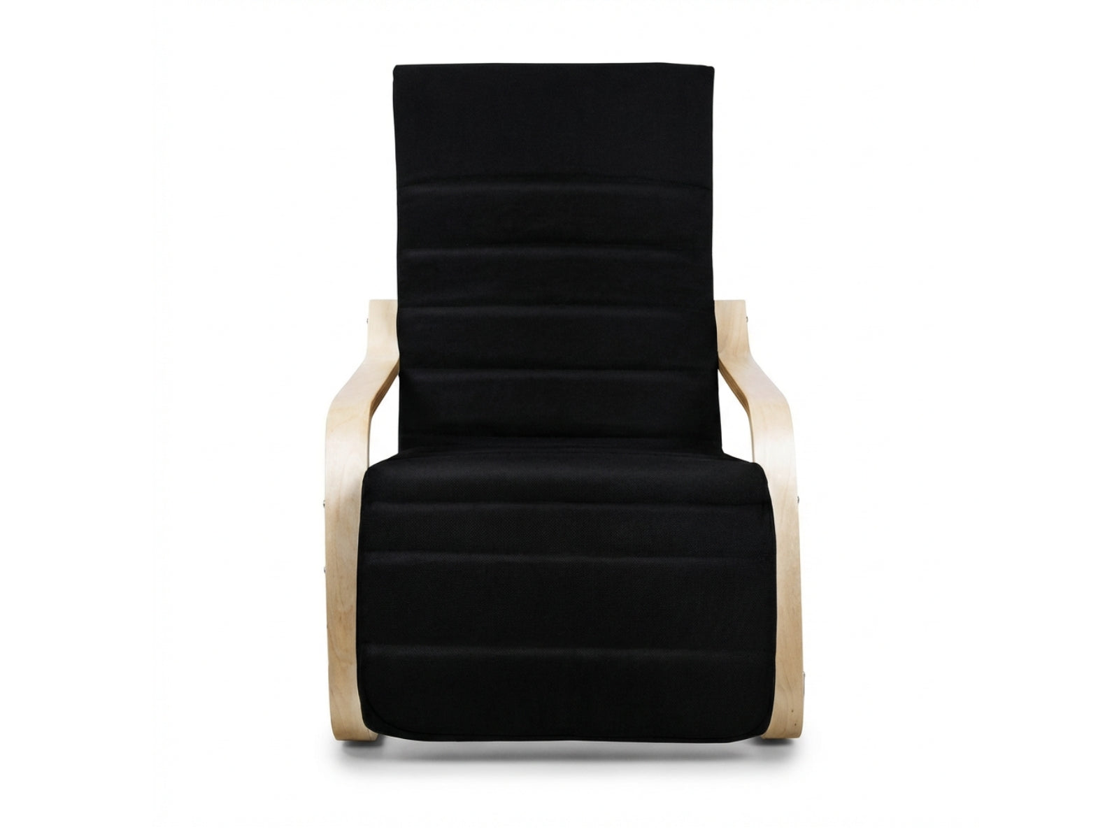 Bentwood Armchair with Footrest - Black