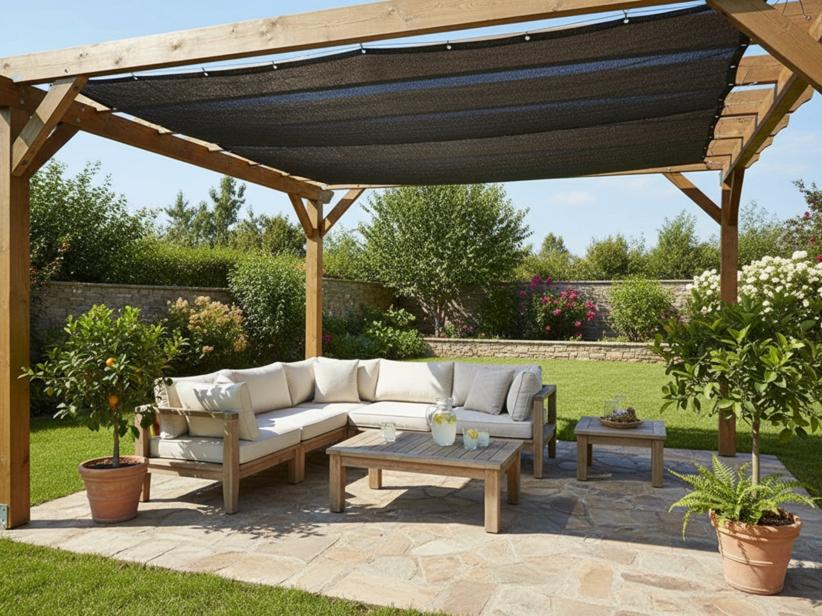 195gsm Black Shade Cloth - 3.66m x 30m