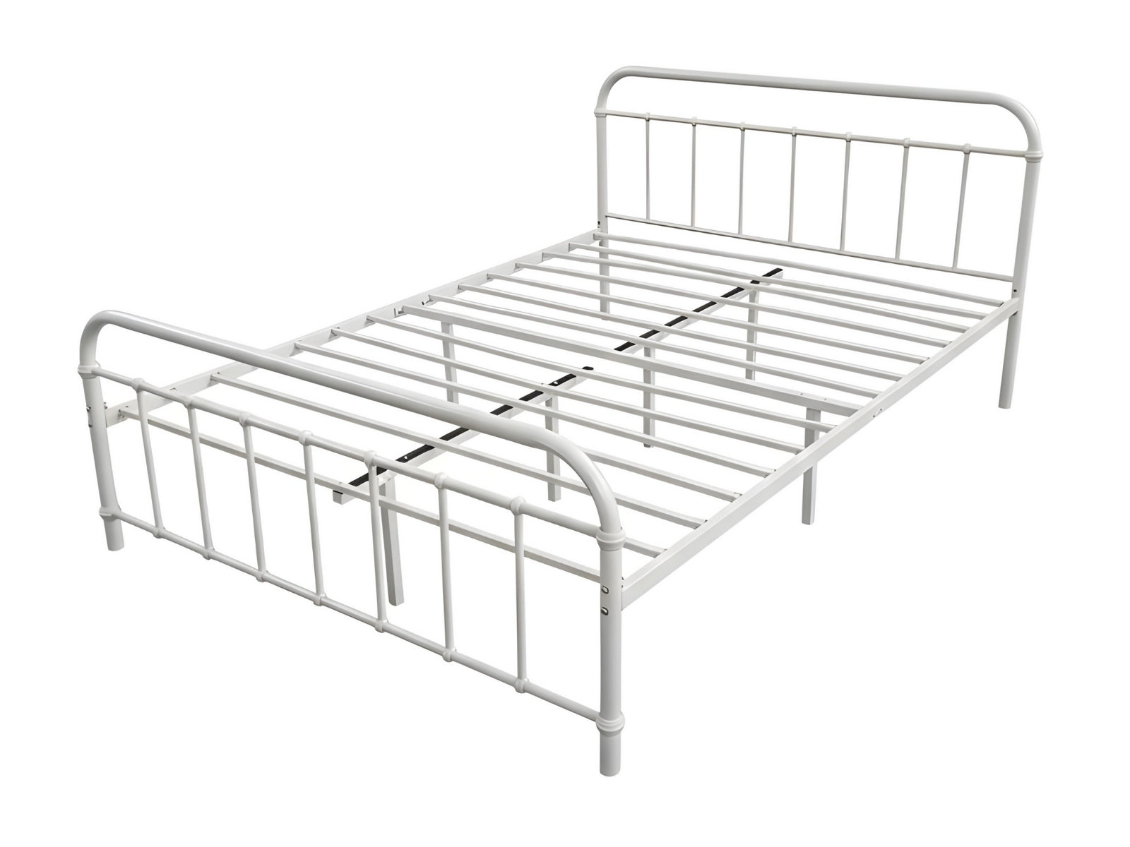 Darcy Metal Bed Frame White - Queen