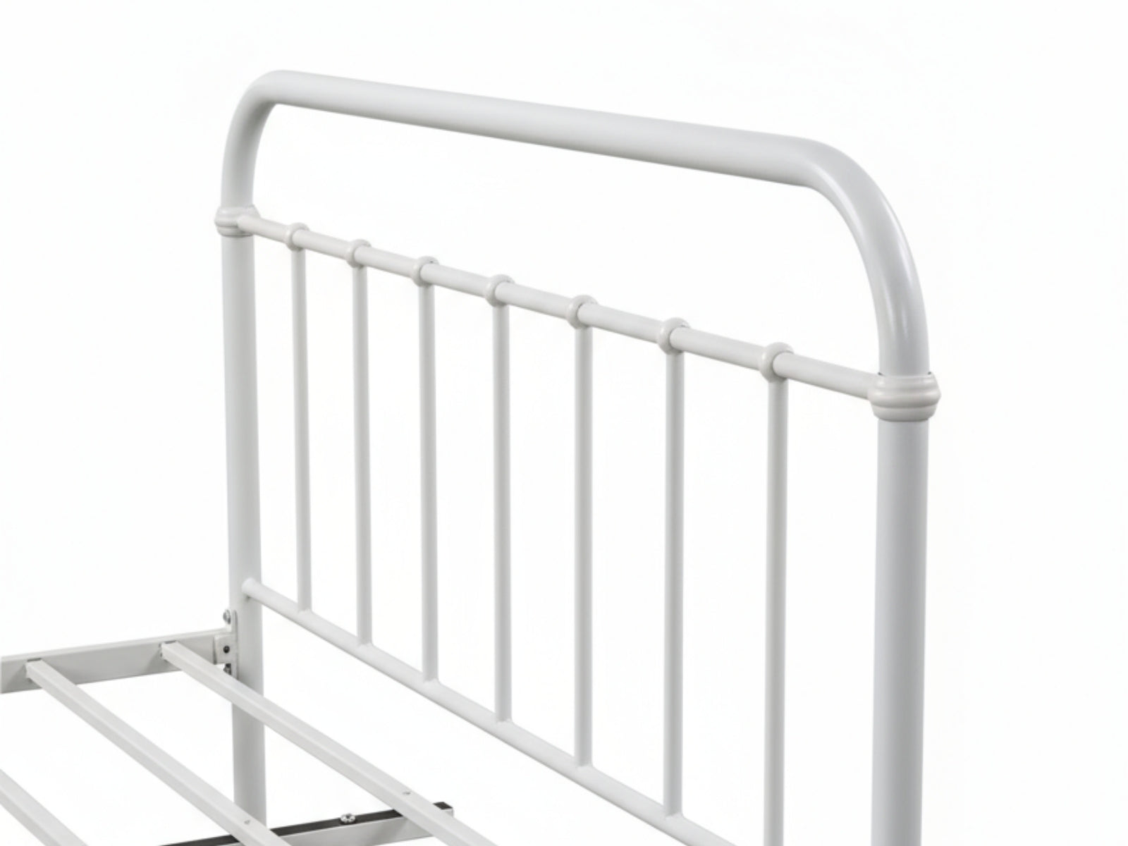 Darcy Metal Bed Frame White - Queen