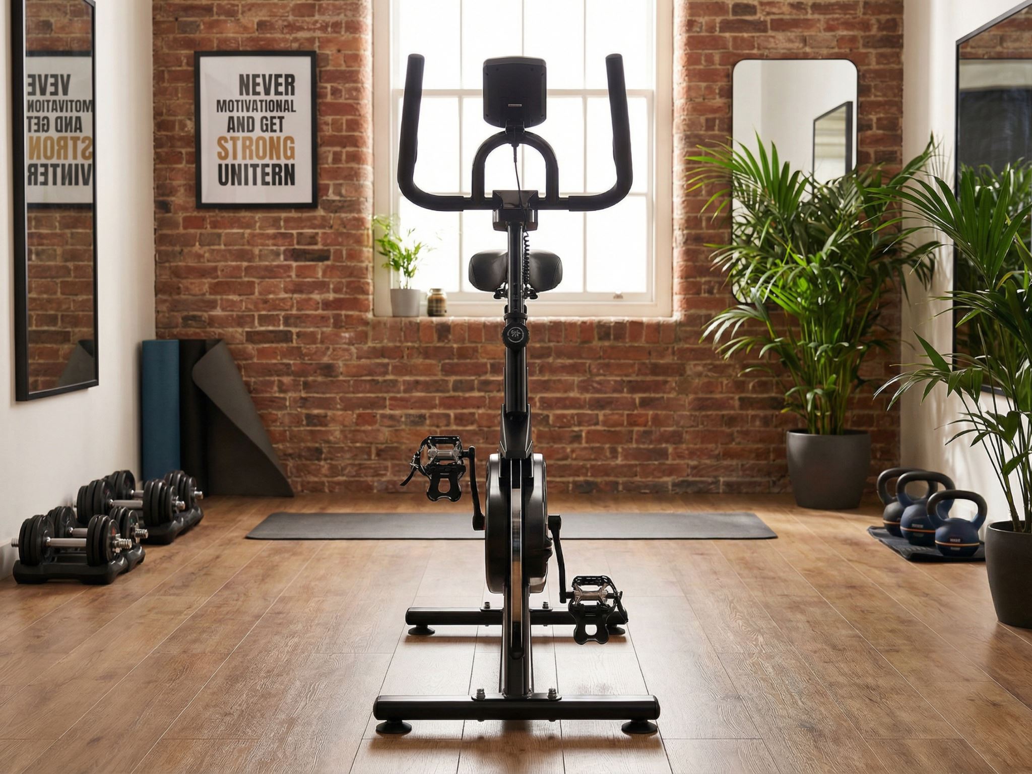 11kg Flywheel Exercise Spin Bike – Orange
