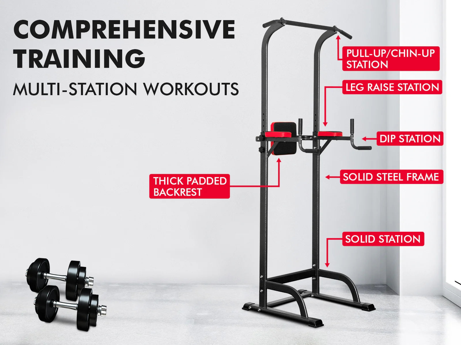 4-in-1 Multifunction Power Tower