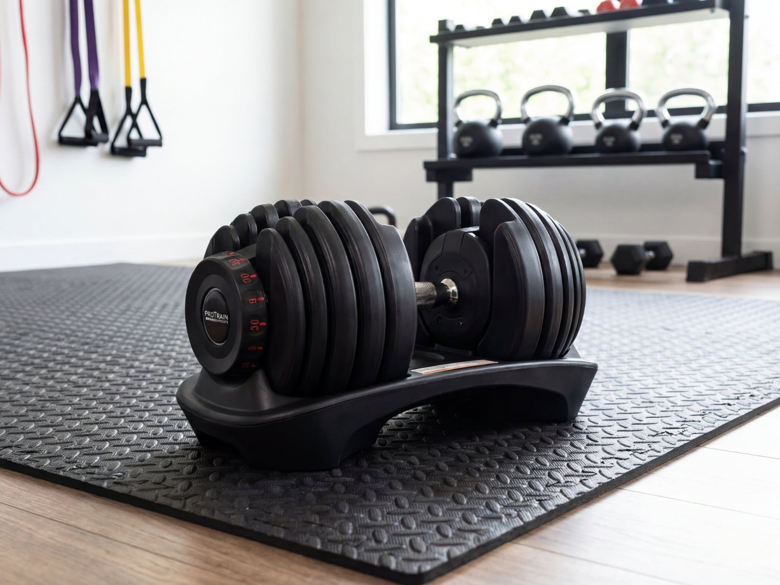 Adjustable Dumbbell Set Black - 40 kg (Set of 2)