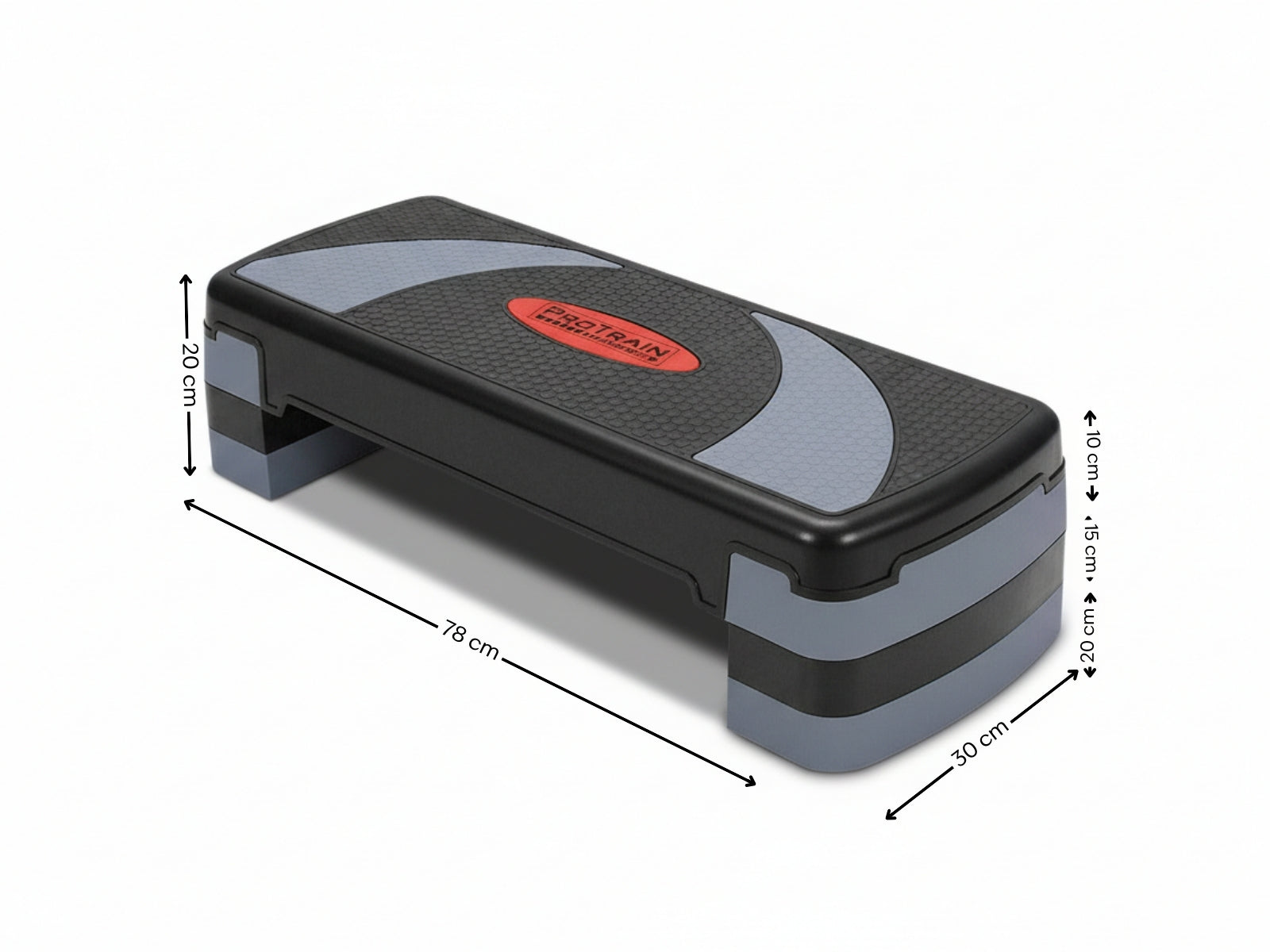 3-Level Aerobic Step - 10 cm / 15 cm / 20 cm