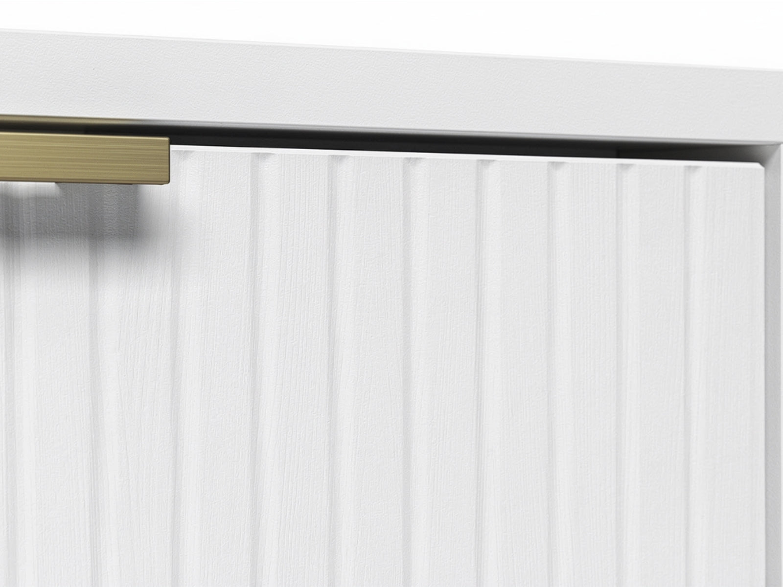 2-Drawer Bedside Table White
