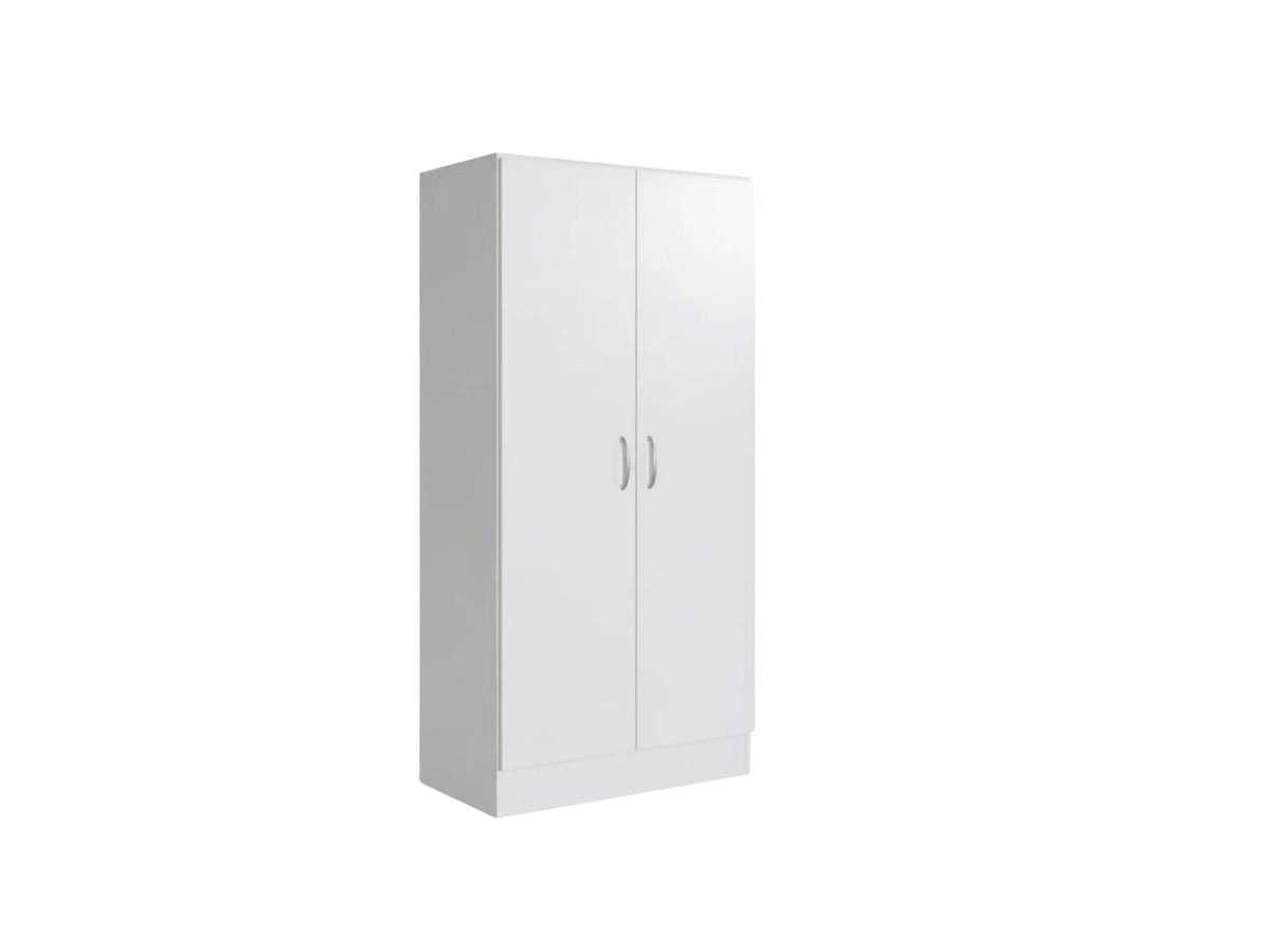 Clevedon 2-Door Shoe Storage Cabinet - White