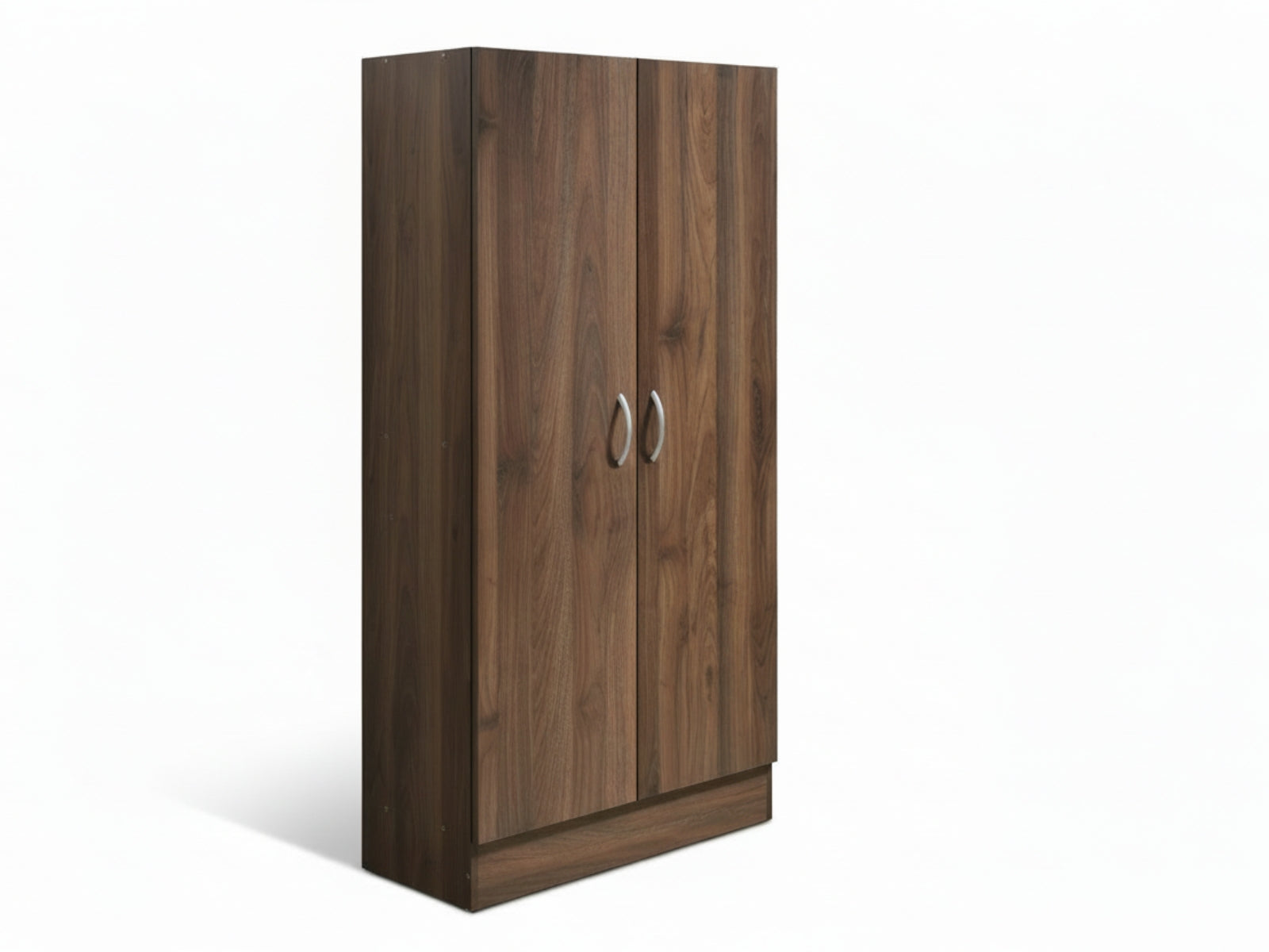 Clevedon 2-Door Shoe Storage Cabinet - Walnut
