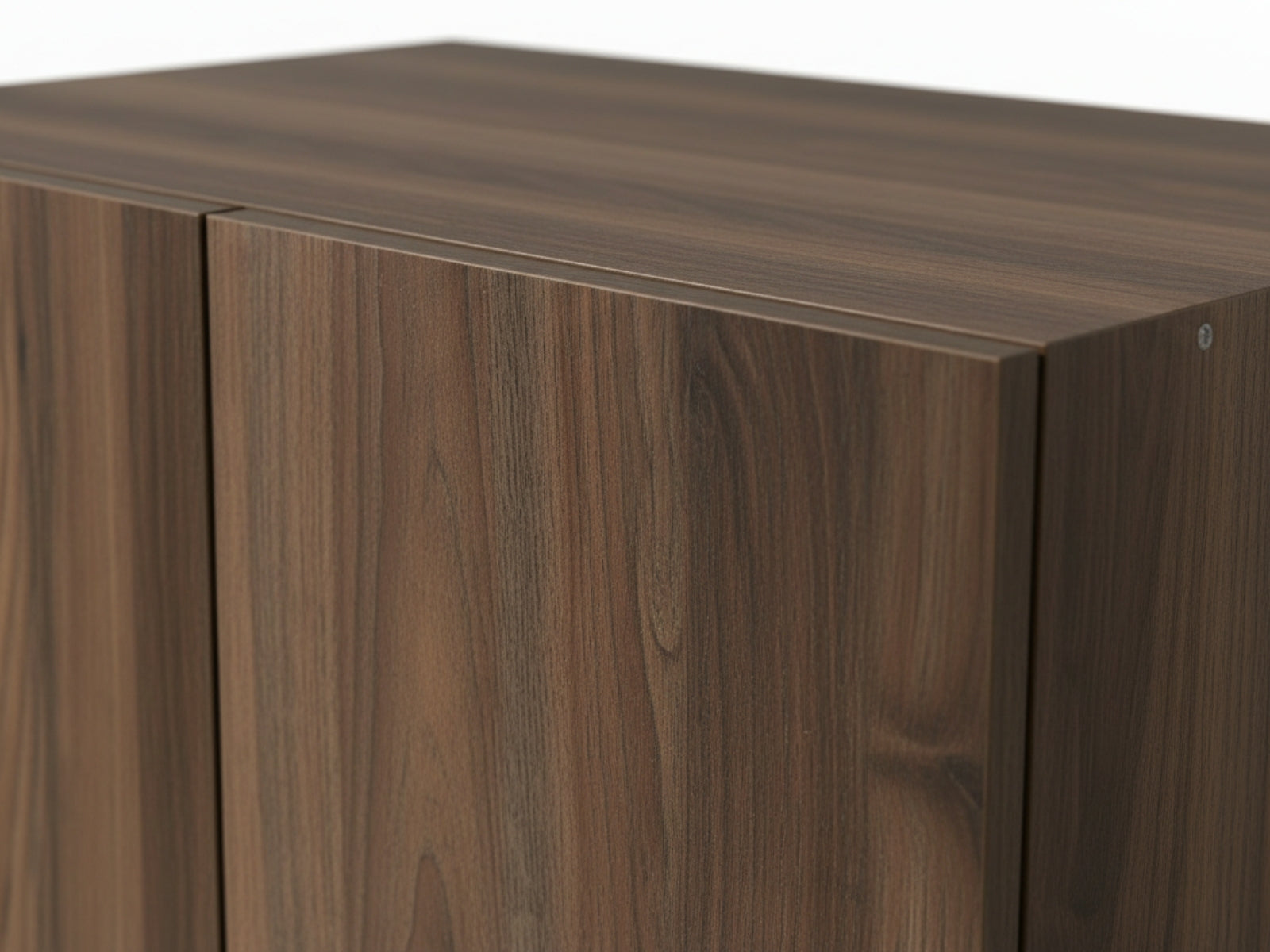 Clevedon 2-Door Shoe Storage Cabinet - Walnut