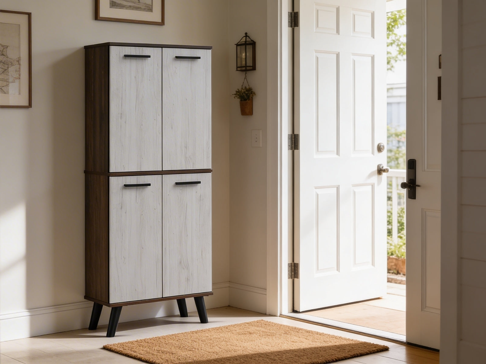 Dallars 4-Door Shoe Storage Cabinet