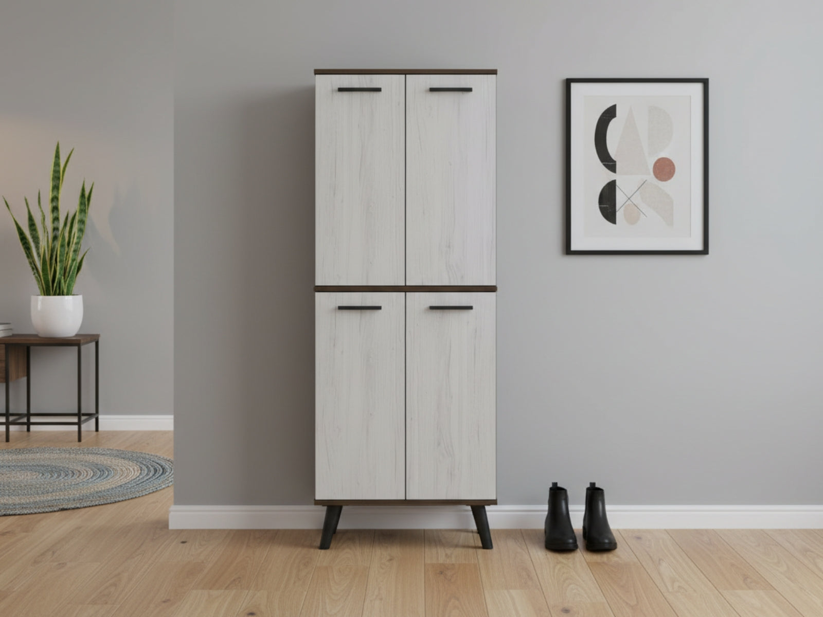 Dallars 4-Door Shoe Storage Cabinet