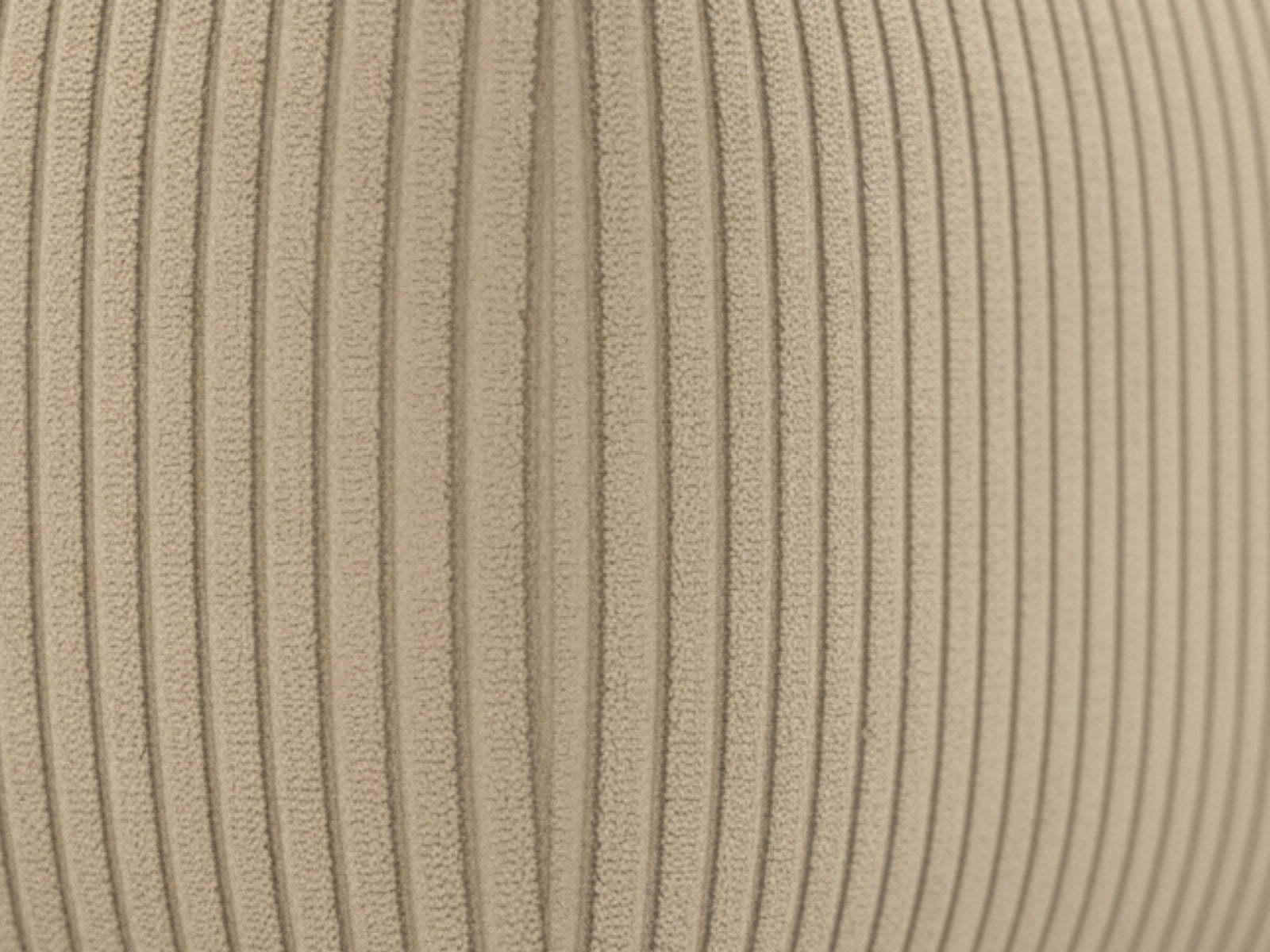 Corduroy Modular Armless Seater - Beige