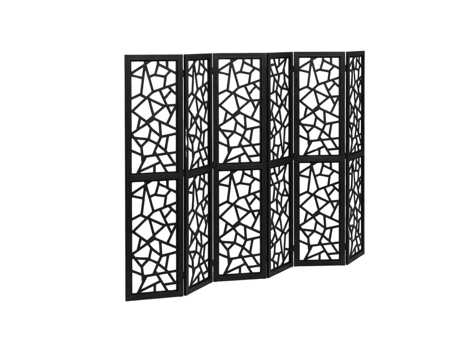 6-Panel Room Divider C M7 - Black