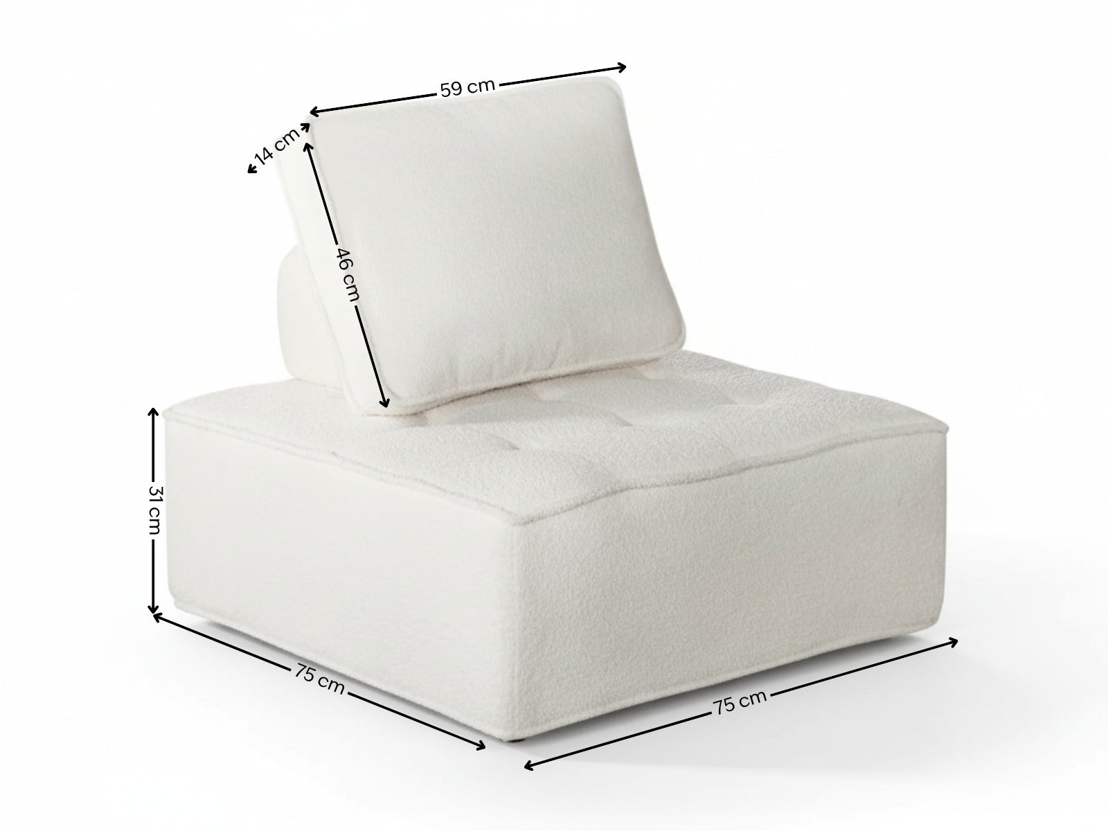 Brics Modular Sofa - Beige