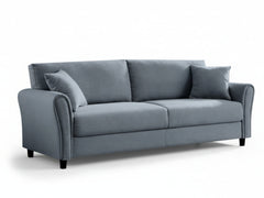 Cozza Linen Sofa - Blue
