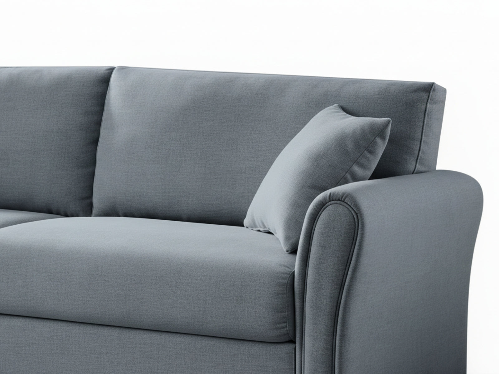 Cozza Linen Sofa - Blue