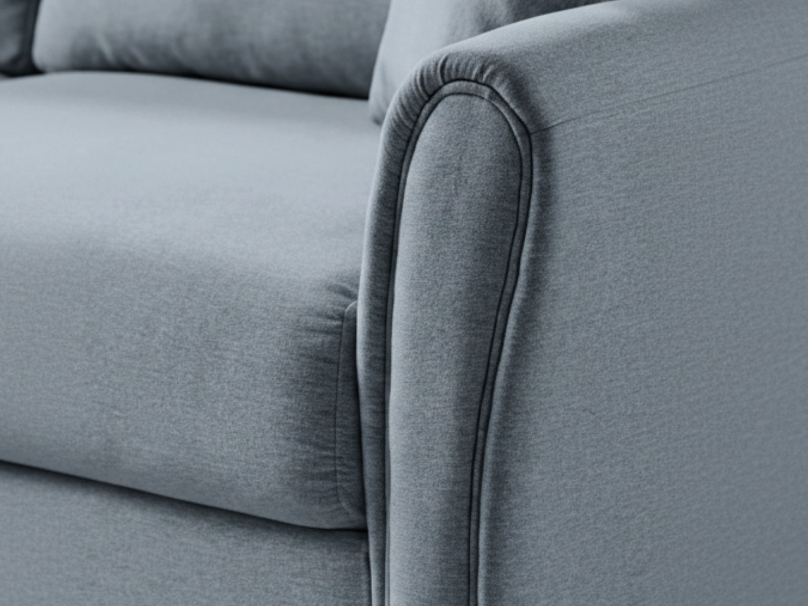 Cozza Linen Sofa - Blue