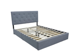 Cleva Bed Frame with Drawers - Double