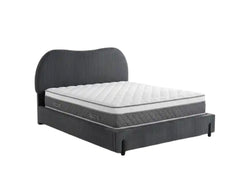 Arna Bed Frame Grey & MEM23 Mattress - Double