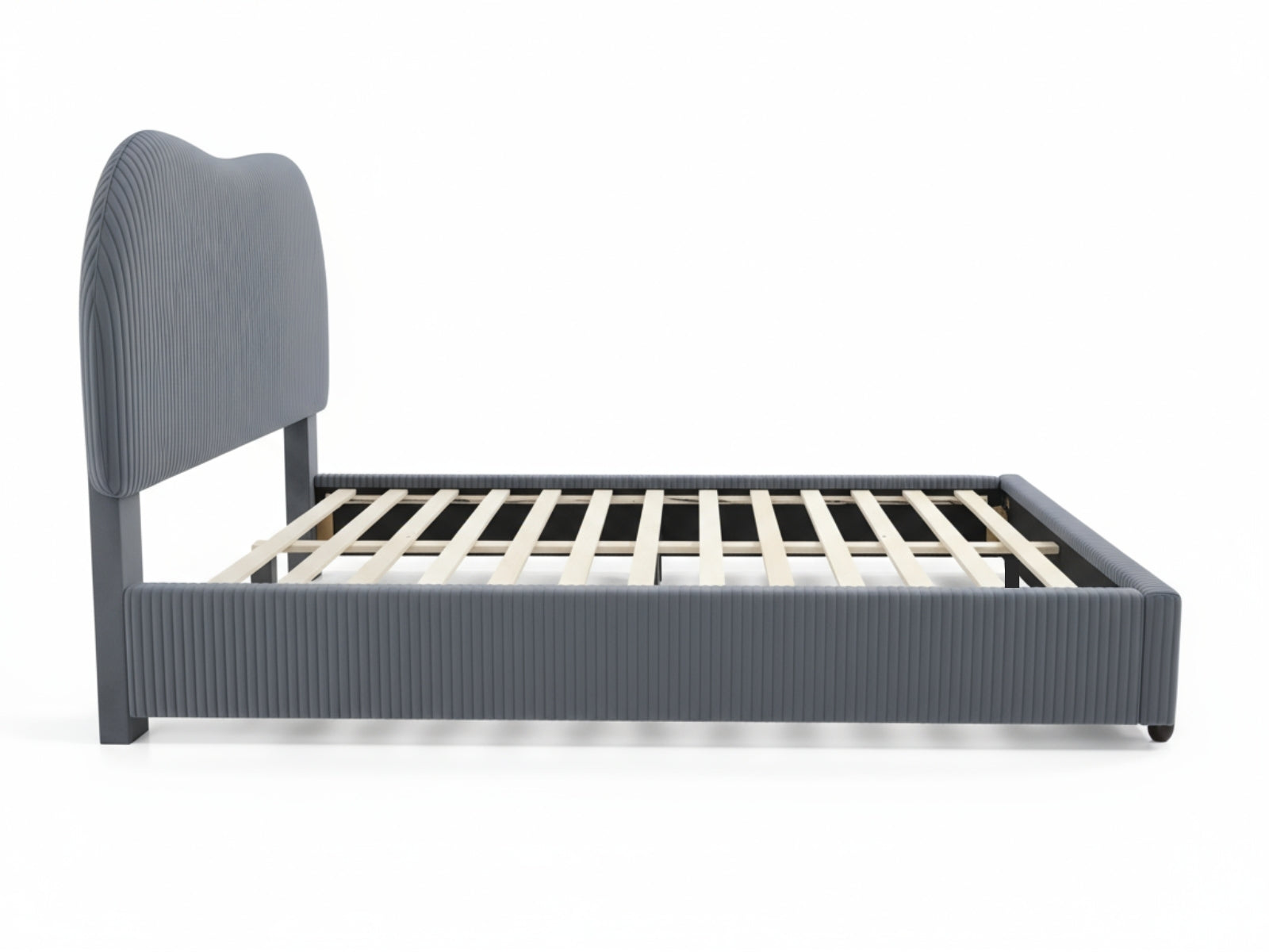 Arna Bed Frame Grey & Bon21 Mattress - Queen