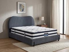 Arna Bed Frame Grey & K34 Mattress - Queen