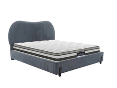 Arna Bed Frame Grey & Bon21 Mattress - Queen