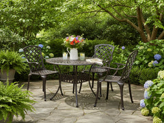 5-Piece Cast Aluminum Patio Dining Set