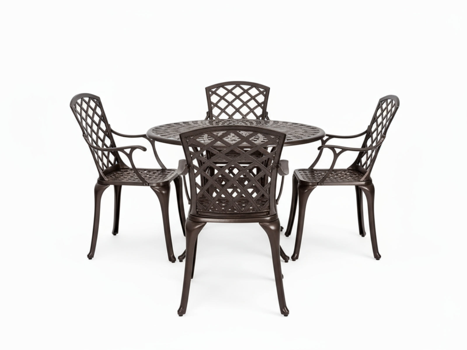 5-Piece Cast Aluminum Patio Dining Set