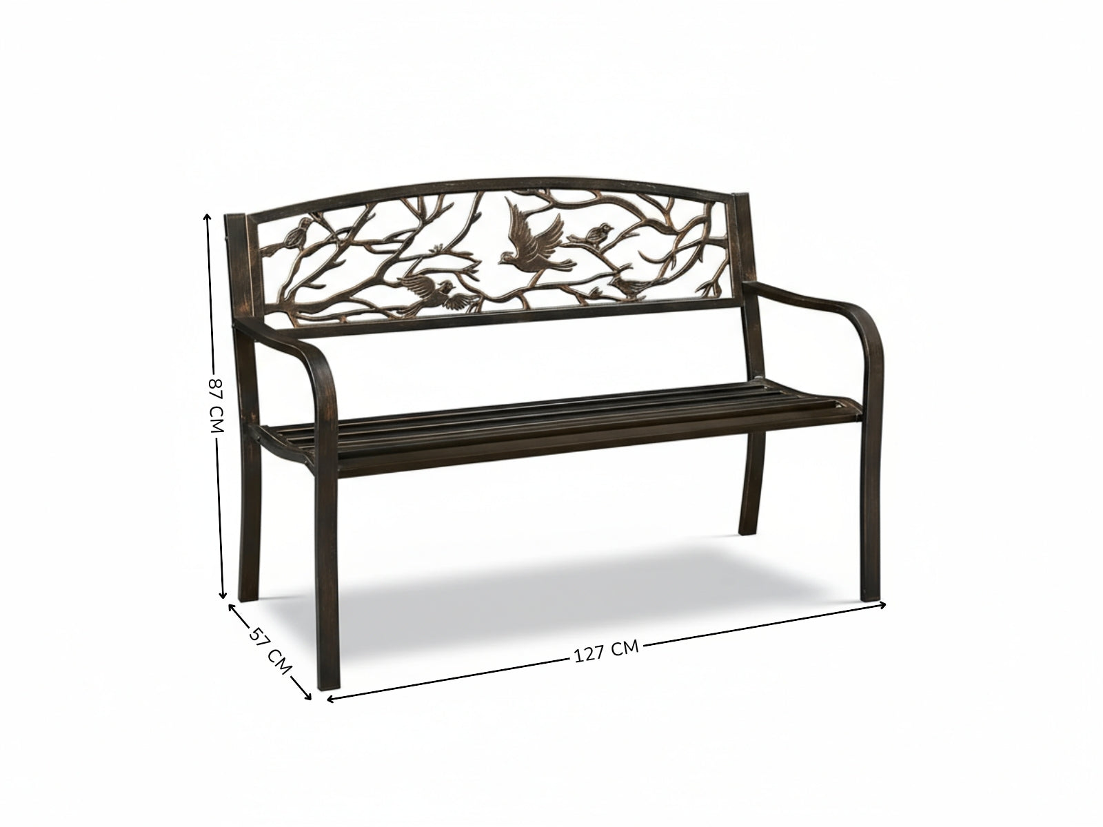 DS Arteferro Garden Bench E3 - Vintage Bronze
