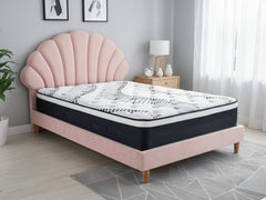Ariel Princess Bed & Euro Top Mattress J32 - Double