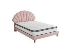 Ariel Princess Bed & Euro Top Memory Foam Mattress GEL30 - Double