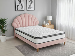 Ariel Princess Bed & Euro Top Memory Foam Mattress GEL30 - Double