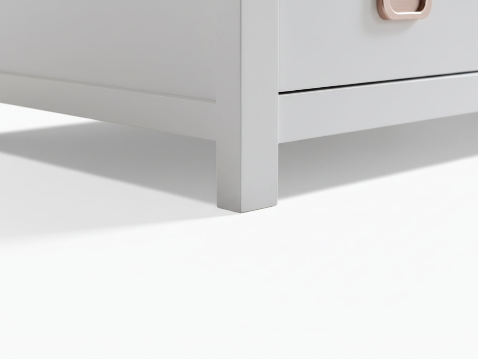 3-Piece Solid Wood Coffee Table Set - White