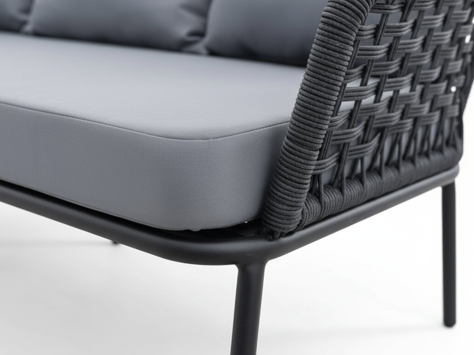 4-Piece Outdoor Sofa Set - Grey