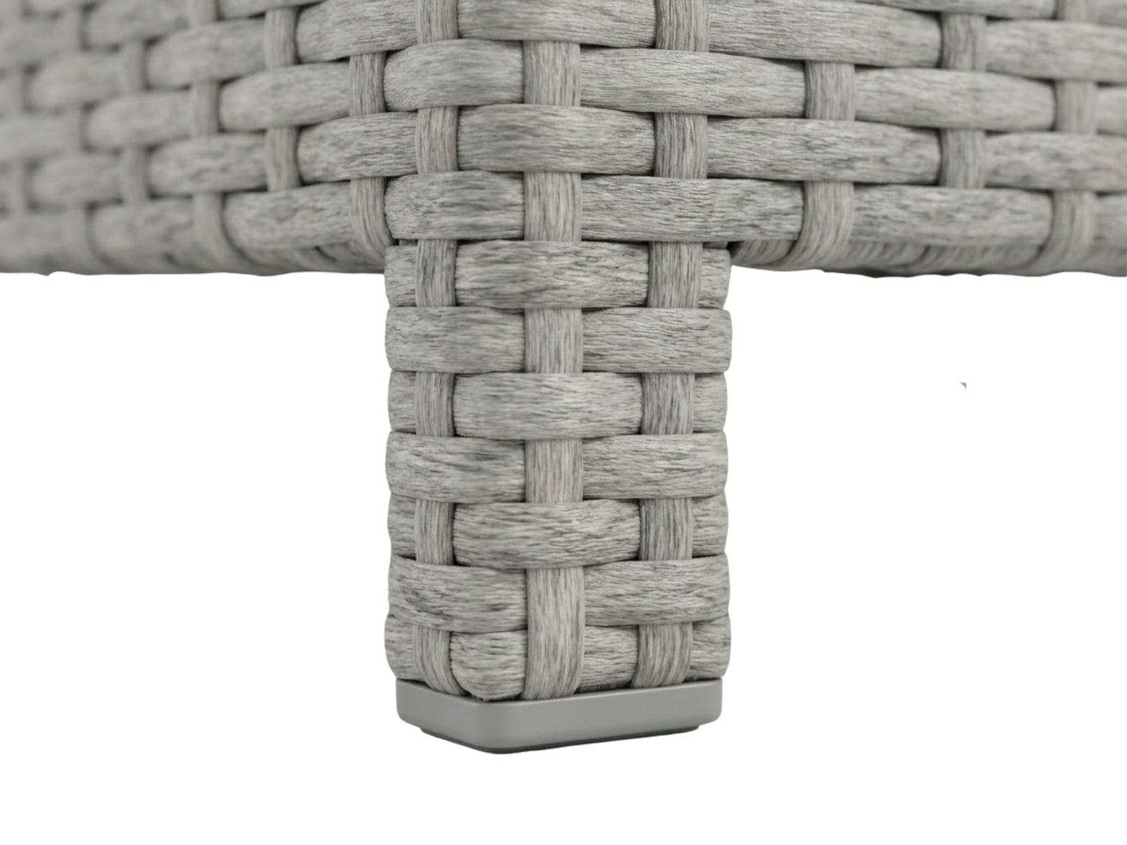 3-Piece Outdoor Sofa Set - Grey + Beige