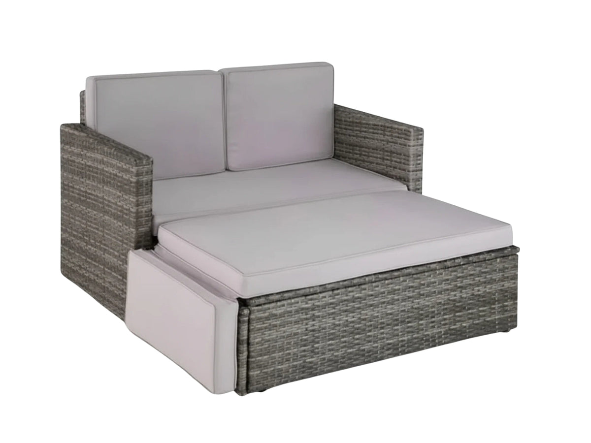 2-Piece Outdoor Sofa Set - Grey