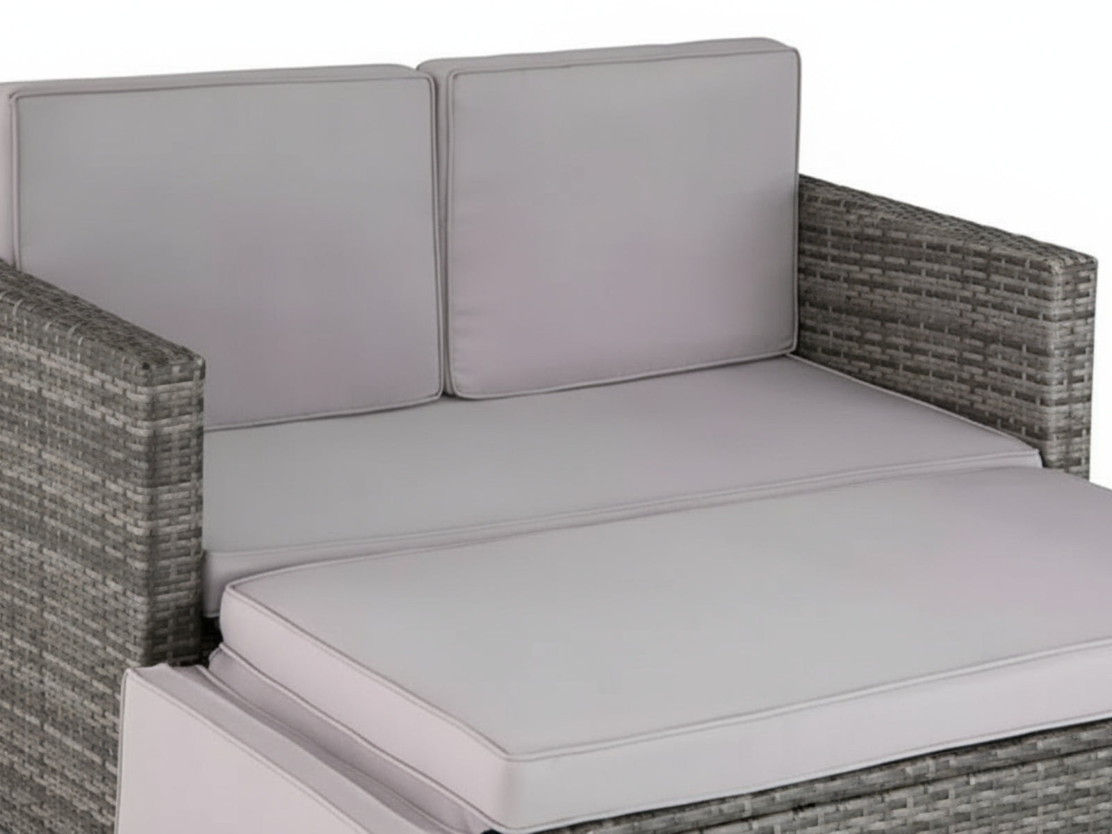 2-Piece Outdoor Sofa Set - Grey