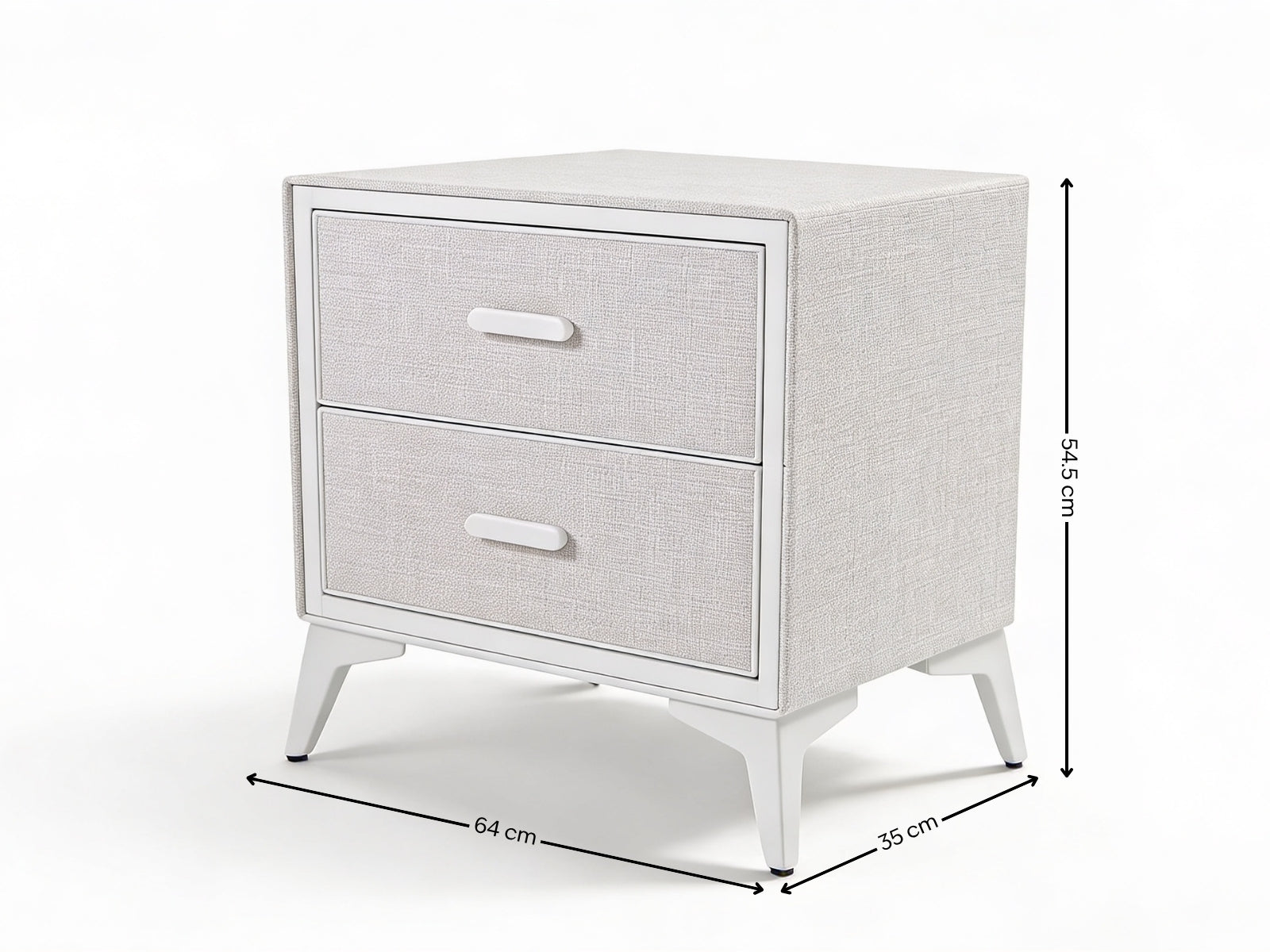 Delani Bedside Table - Cream