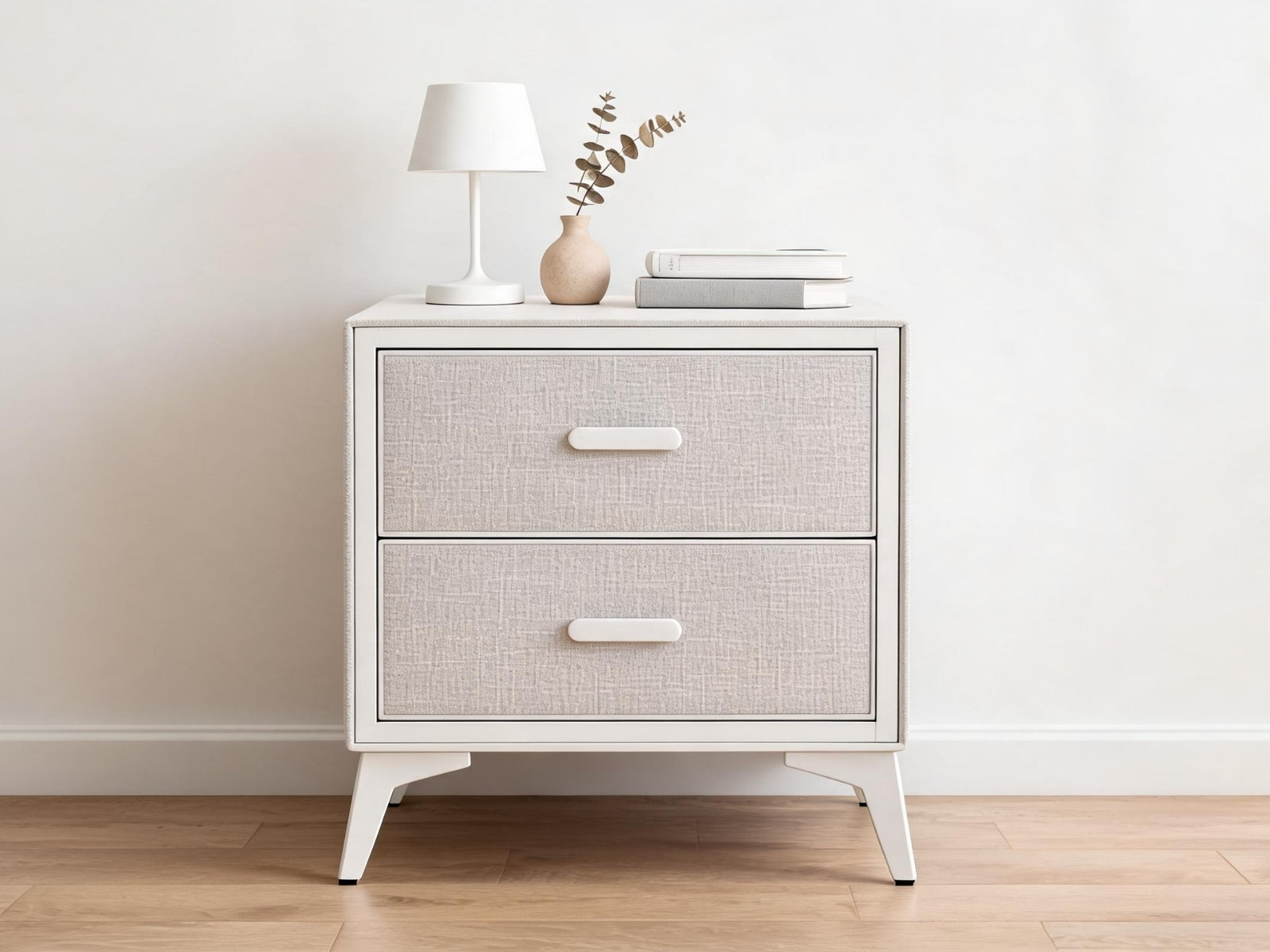Delani Bedside Table - Cream