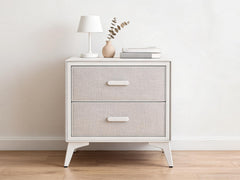 Delani Bedside Table - Cream