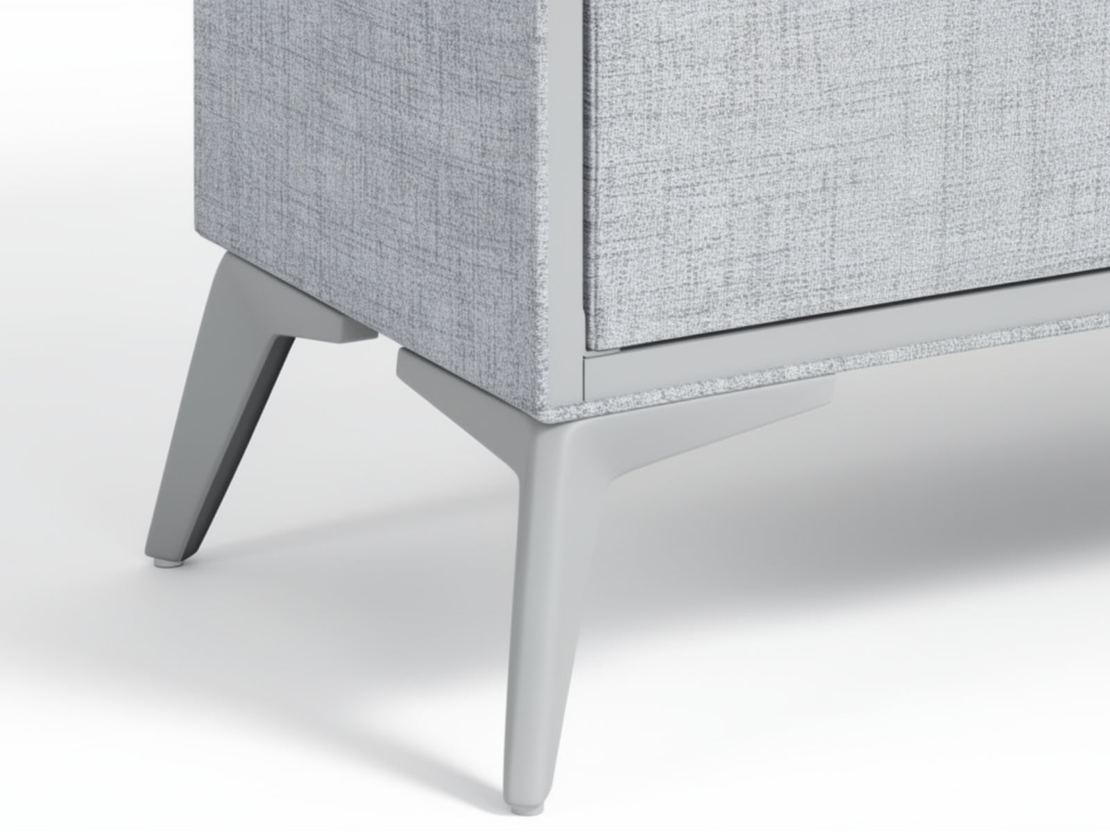 Delani Bedside Table - Grey