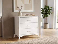 Delani 3-Drawer Chest - Cream
