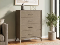 Delani 4-Drawer Tallboy - Brown