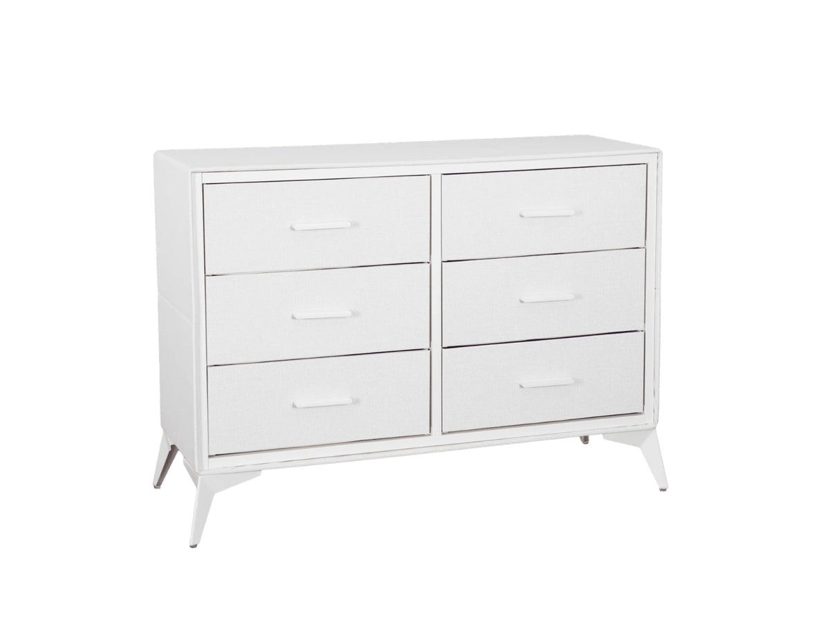 Delani 6-Drawer Lowboy - Cream
